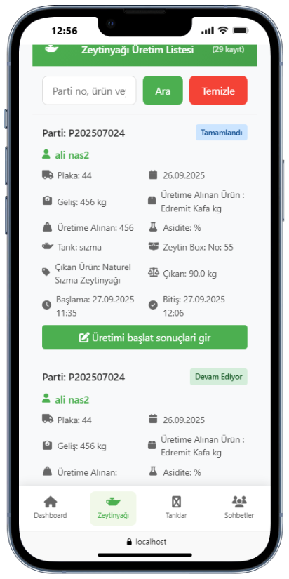 Zeytinyağı Üretimi